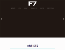Tablet Screenshot of fivesevenmusic.com